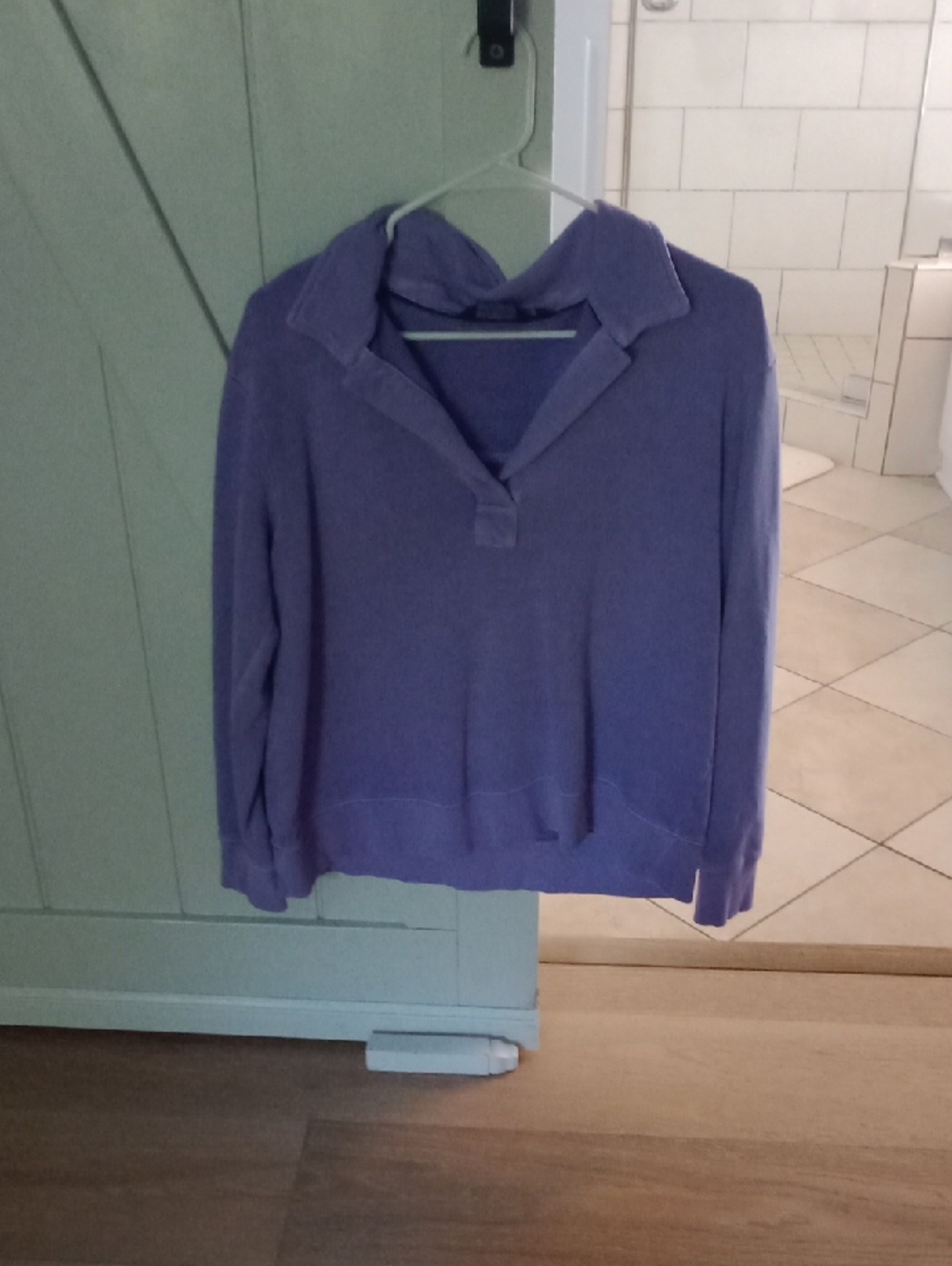Lavender Collared Long Sleeve Shirt Size Medium Vineyard Vines